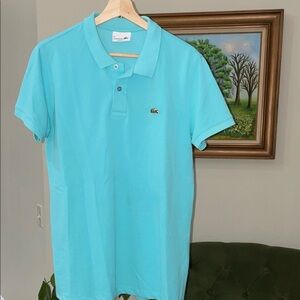 Lacoste Turquoise Polo Shirt